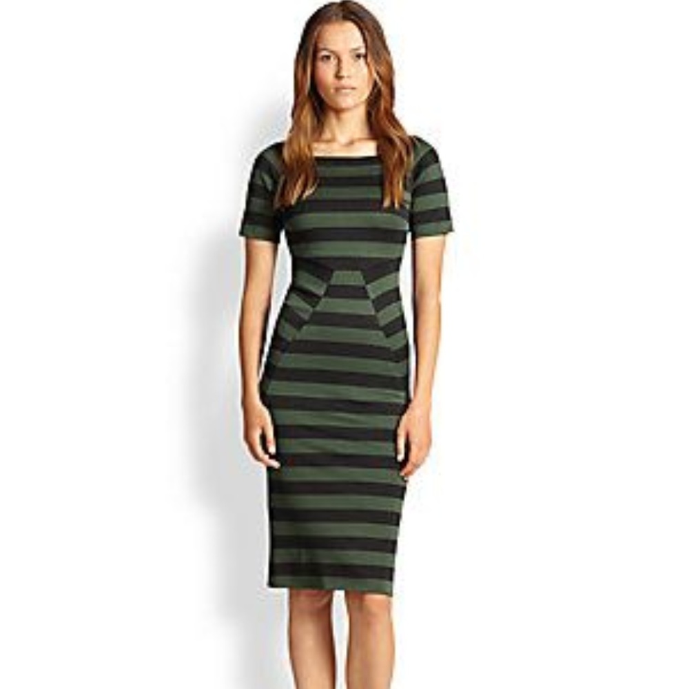 NWT BURBERRY Elka Striped Dress * Sz UK 8 / US 6 *